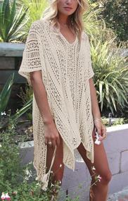 img 1 attached to 👙 Wander Agio Women's Clothing: Swimsuit Sleeve Coverups