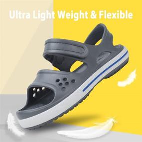 img 2 attached to Босоножки Seannel Sandals Outdoor U821TLX002 Pink Unicorn 200 для мальчиков: прочная и стильная обувь для активного отдыха на свежем воздухе.