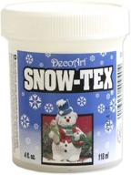 🎨 decoart das9-4 snow-tex paint, 4-ounce logo