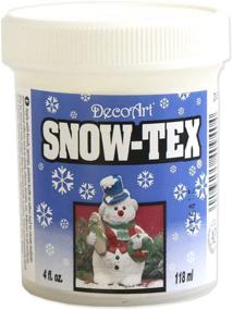 img 1 attached to 🎨 DecoArt DAS9-4 Snow-Tex Paint, 4-Ounce