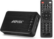 📺 agptek 1080p media player: high definition hdmi/av/vga output for usb drive/sd card, supports rmvb/mkv/jpeg & more, remote control included logo