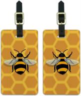 honeycomb luggage suitcase carry cards logo