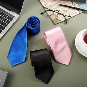 img 1 attached to 👔 Effortless Elegance: Pieces Business Necktie for Every Wedding Occasion