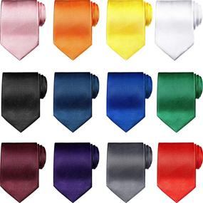 img 4 attached to 👔 Effortless Elegance: Pieces Business Necktie for Every Wedding Occasion