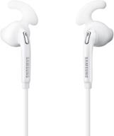 🎧 samsung active inear headphones - white eo-eg920lwegus: universal/smartphone compatible, retail packaging logo