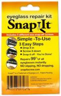 snap eyeglass repair kit pack logo