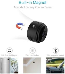 img 1 attached to 2021 Arebi Spy Camera Wireless HD 1080P: Mini Home Security Covert Nanny Cam with WiFi, Motion Detection, and Night Vision - A10 Plus