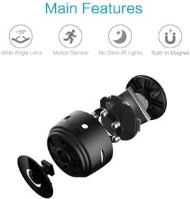 img 3 attached to 2021 Arebi Spy Camera Wireless HD 1080P: Mini Home Security Covert Nanny Cam with WiFi, Motion Detection, and Night Vision - A10 Plus