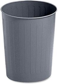 img 3 attached to 🗑️ Safco Products 9604CH Charcoal Round Wastebasket - 23 1/2-Quart Capacity