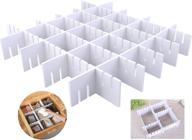 🗂️ organize with ease: 12pcs large adjustable drawer dividers organizer - sturdy and thick dividers for clothes, dresser, kitchen, tools, ornament, heavy items логотип