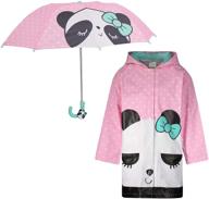 🦖 dinosaur design umbrella raincoat: boys' clothing in jackets & coats for girls logo