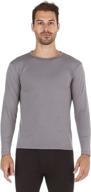 🔥 bodtek premium fleece lined men's thermal underwear: long sleeve baselayer top for exceptional warmth logo