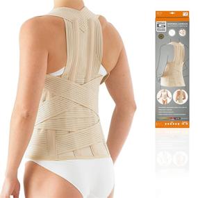 img 4 attached to 🤔 Neo G Dorsolumbar Support Brace - Effective Relief for Early Kyphosis, Rounded Shoulders, Posture Correction, and Muscular Aches - Fully Adjustable, Class 1 Medical Device - X-Large Size - Tan