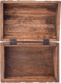 img 1 attached to Premium Wooden Tree of Life Chest Box: Decorative Jewelry Organizer & Multi-Utility Keepsake Storage (Design 2) - 9 x 6 inches