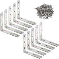 stainless steel bracket shelves: industrial hanging hardware logo