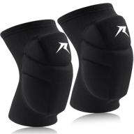 🏐 volleyball knee pads with high protection, compression sleeve support for men and women – professional grade knee pads for running, meniscus tear, acl, arthritis & joint pain relief – perfect christmas gift logo