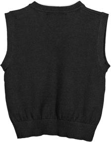 img 2 attached to 👕 Premium Yale Uniform Sleeveless Pullover Sweater for Boys' Clothing