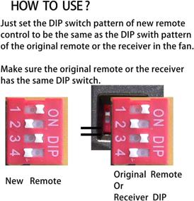 img 3 attached to 🔧 YSY Ceiling Fan Remote Control Replacement for Hampton Bay, Harbor Breeze, and Hunter Fans