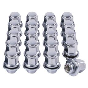 img 4 attached to 🔩 M12x1.25 Mag Seat Lug Nuts: Chrome Plated, Compatible with Infiniti, Nissan & More (Set of 20)