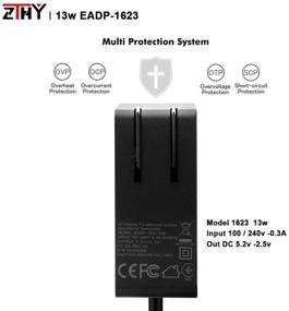 img 3 attached to 🔌 ZTHY Surface 3 Charger 13W 5.2V 2.5A AC Adapter Power Supply Cord for Microsoft Surface 3 Model 1623 1624 1645 Tablet with USB Charging Port and 4.9Ft Cable-1.5m