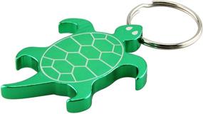 img 4 attached to Swatom Turtle Aluminum Alloy Bottle Opener Keychain: A Creative and Handy Gift, 1 Piece
