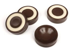 img 3 attached to 🛋️ Protect Your Floors with Slipstick CB605 Furniture Wheel Caster Cups - Set of 4 Grippers, 1-3/4 Inch, Chocolate Brown