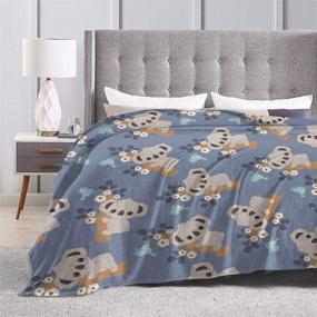 img 1 attached to Foruidea Flannel Bedspread Coverlet Lightweight