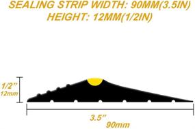 img 3 attached to 🌧️ Universal Weatherproof Replacement with Effective Threshold Stripping