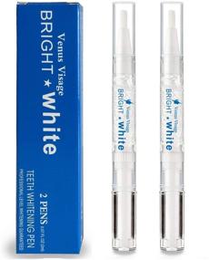 img 4 attached to Venus Visage Teeth Whitening Pen: 2 Pens for 20+ Uses, Effective & Painless, Sensitivity-Free, Travel-Friendly and Easy to Use for a Beautiful White Smile with Natural Mint Flavor