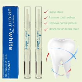 img 3 attached to Venus Visage Teeth Whitening Pen: 2 Pens for 20+ Uses, Effective & Painless, Sensitivity-Free, Travel-Friendly and Easy to Use for a Beautiful White Smile with Natural Mint Flavor