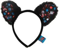 🎩 black elope seuss-patterned headband logo