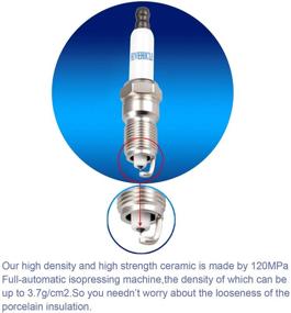 img 1 attached to Высококачественная новая свеча зажигания иридиевая OE19299585 41 962 для Chevrolet, GMC, Cadillac, Buick, Hummer, Oldsmobile, Pontiac - комплект из 8 штук.