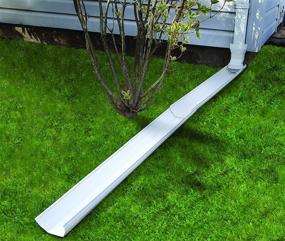 img 2 attached to 🌧️ Frost King GWS3W 6 ft White Tilt and Drain Downspout Extender: Effective Water Diversion Solution