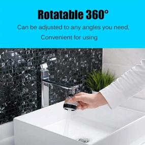 img 3 attached to 💧 Kaxich 360° Swivel Faucet Tap Aerator: Enhance Water Efficiency and Control Splashes in Bathroom and Kitchen