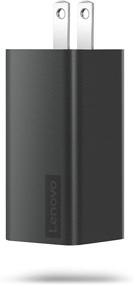 img 4 attached to 🔌 Lenovo 65W USB-C GaN Power Adapter: Fast Foldable Portable Charger for Phones, Laptops, Tablets & More (Black)