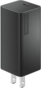 img 3 attached to 🔌 Lenovo 65W USB-C GaN Power Adapter: Fast Foldable Portable Charger for Phones, Laptops, Tablets & More (Black)