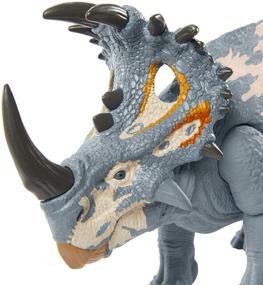 img 1 attached to 🦕 Roar into Action with the Jurassic World Sound Strike Sinoceratops!