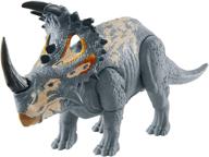 🦕 roar into action with the jurassic world sound strike sinoceratops! logo