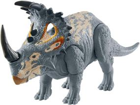 img 4 attached to 🦕 Roar into Action with the Jurassic World Sound Strike Sinoceratops!