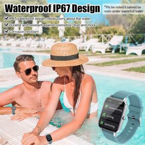 img 2 attached to Smartwatch Android Watches Touchscreen Compatible