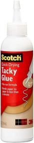 img 4 attached to 🔒 Scotch Quick Drying Tacky Glue: 4 oz, Acid Free & Photo Safe (6052-B) - Buy Now!