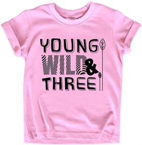 img 4 attached to Birthday Outfit Tshirt for Young Girls in Tops, Tees & Blouses - Three Years Old