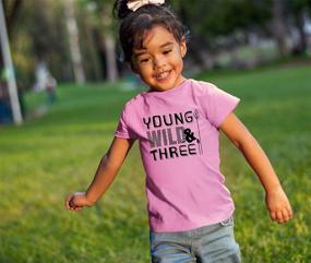 img 3 attached to Birthday Outfit Tshirt for Young Girls in Tops, Tees & Blouses - Three Years Old