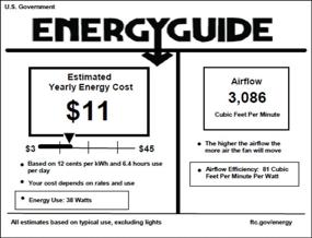 img 1 attached to 🏅 Вентилятор потолочный Quorum Energy Star 52" Capri с отделкой "масло бронза" (Модель 77525-86)