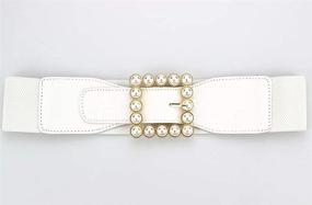 img 3 attached to Crystal Rhinestone Western Designer Stretchy Women's Accessories