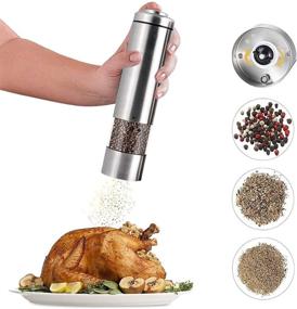 img 4 attached to Pepper Grinder Stainless Steel Light