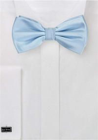 img 1 attached to BOWS N TIES Solid Color Pre Tied Toddler Boys' Accessories and Bow Ties