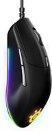steelseries rival 3 gaming mouse - truemove core optical sensor up to 8,500 cpi - 6 programmable buttons - split trigger buttons - vibrant prism rgb lighting logo