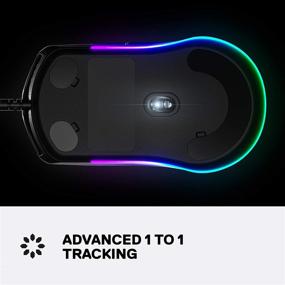 img 2 attached to SteelSeries Rival 3 Gaming Mouse - TrueMove Core Optical Sensor up to 8,500 CPI - 6 Programmable Buttons - Split Trigger Buttons - Vibrant Prism RGB Lighting