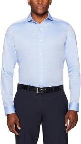 img 1 attached to Non-Iron Sleeve Men's 👔 Clothing: Fitted Cutaway Collar Buttoned Shirt